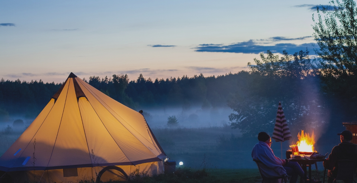 Healing at camping